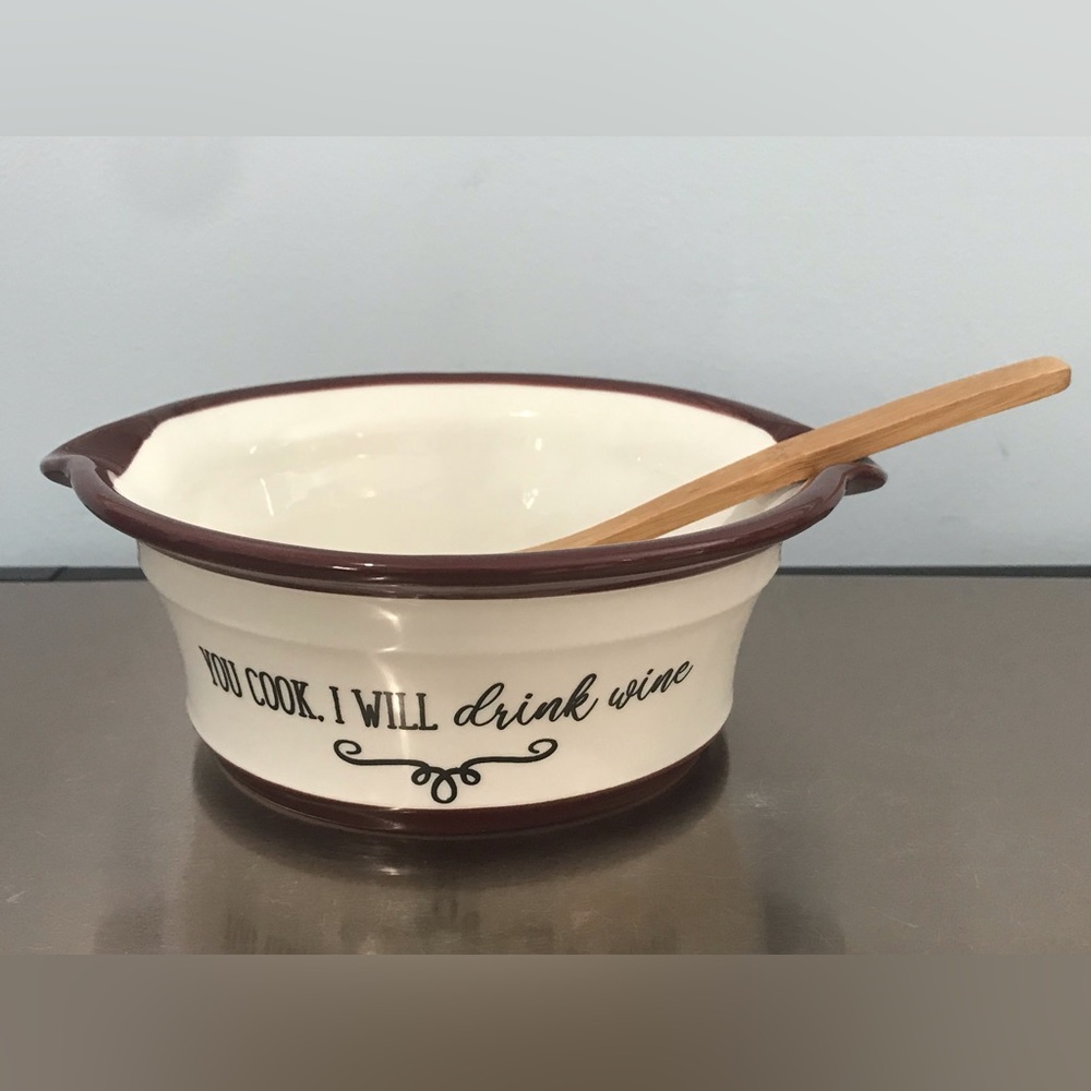 New wIne lover appetizer dip bowl set